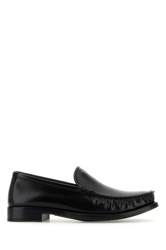 Prada プラダブラックレザーローファー - Image 1