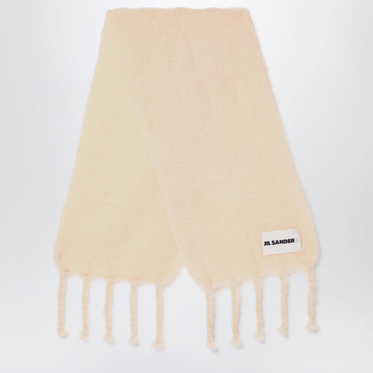 Jil Jil Sander Pale Pink Mohair Blend Scarf - Image 1