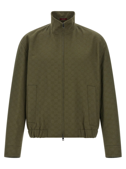 Gucci グッチ GG ファブリック ボンバー ジャケット - Image 1