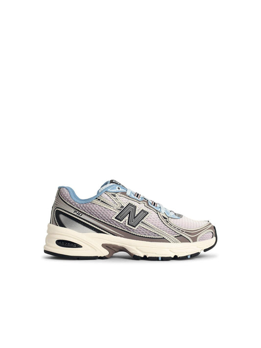 Designer Brand New Balance '740'マルチカラーファブリックブレンドスニーカー - Image 1