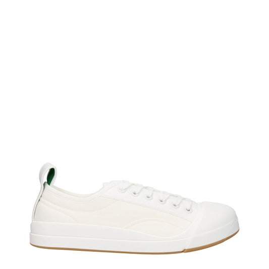 Bottega Bottega Veneta Sneakers Vulcan Man Fabric White/Optical White - Image 1