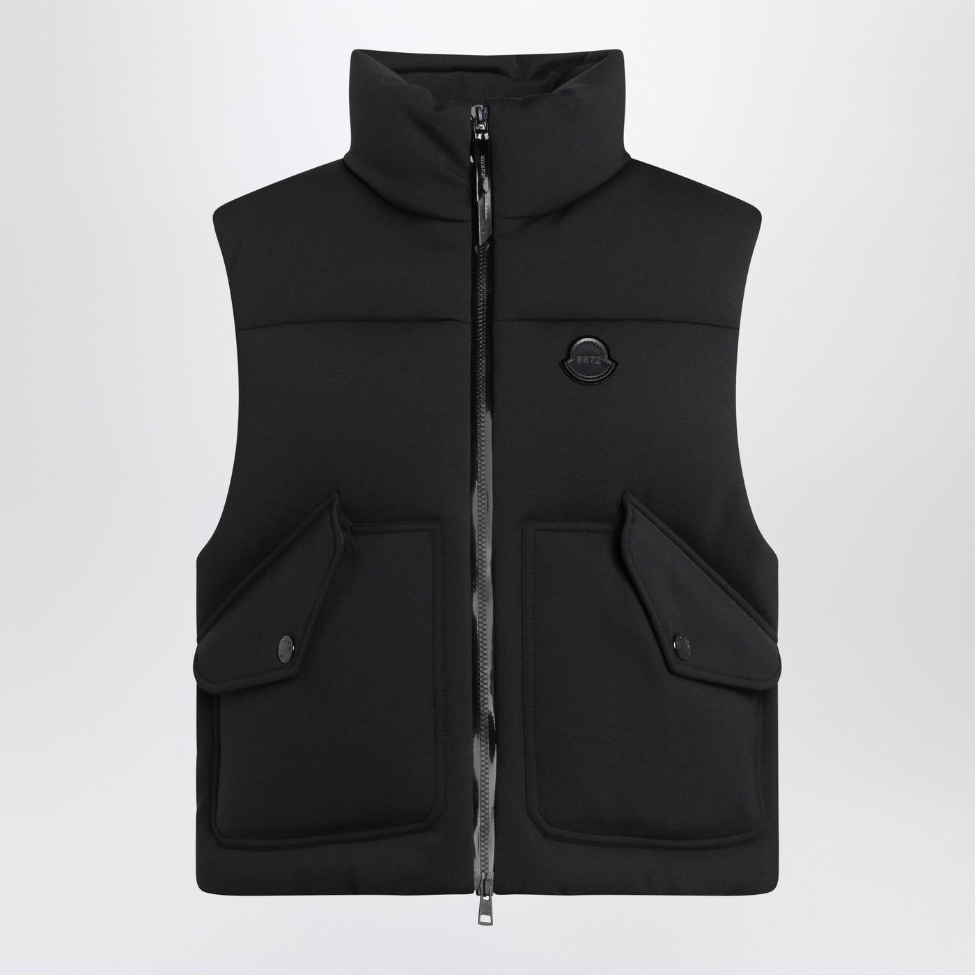 Moncler モンクラーxエドワードエンニンフルブラックパッド入りジップベスト - Image 1