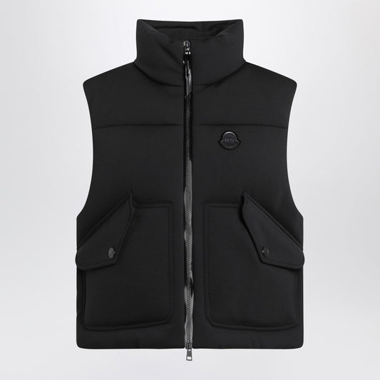 Moncler モンクラーxエドワードエンニンフルブラックパッド入りジップベスト - Image 1