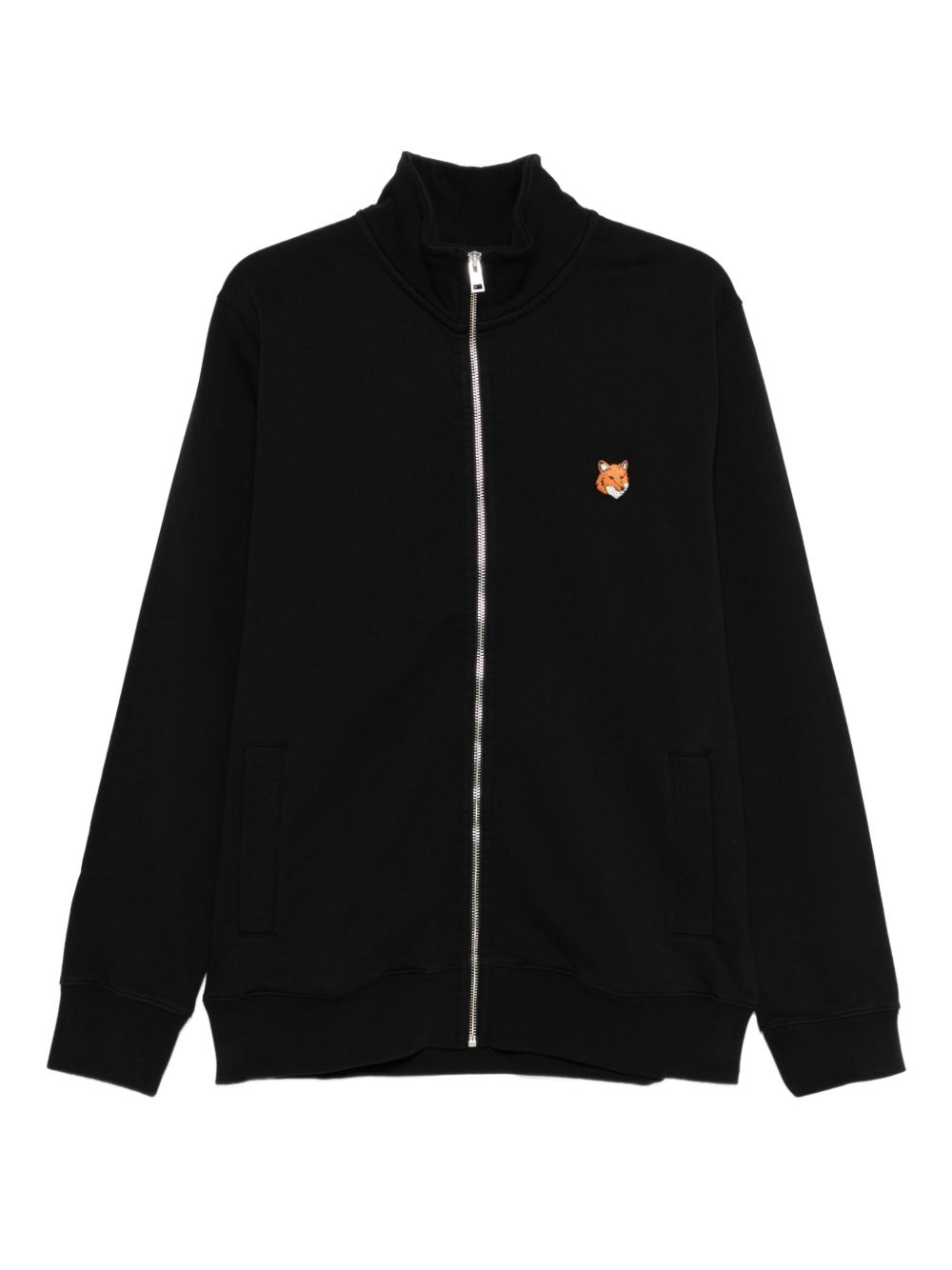 Maison メゾン キツネ フォックス ヘッド コットン ジップ スウェットシャツ - Image 1