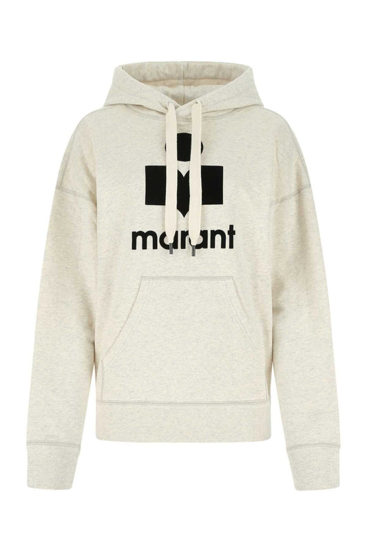 Marant イザベル・マラン・エトワイル・メランジュ・アイボリー・コットン・ブレンド・マンセル・スウェットシャツ - Image 1
