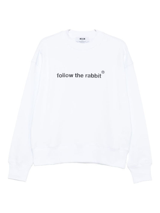 Msgm MSGMセーターホワイト - Image 1
