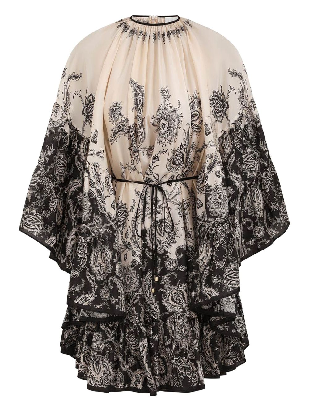 Zimmermann Zimmermann Rhiannonプリントシルクミニドレス - Image 1