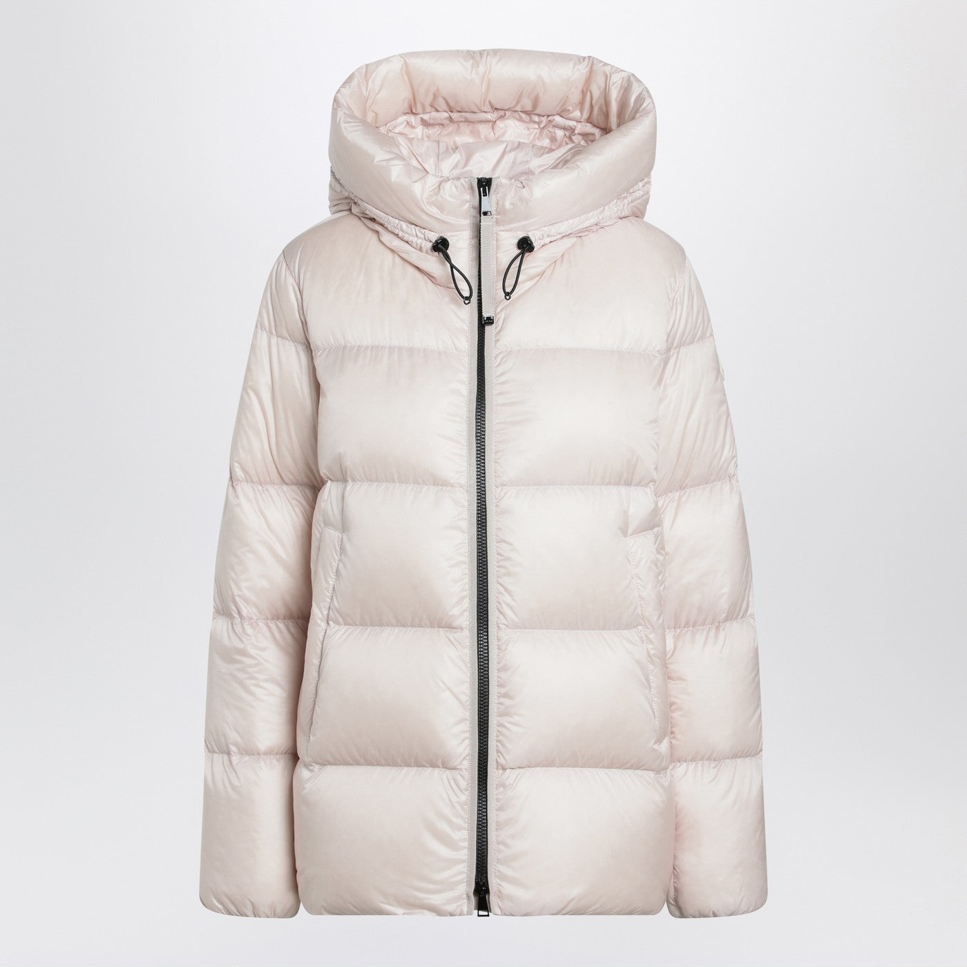 Moncler モンクラーライトピンクのジップダウンジャケット - Image 1