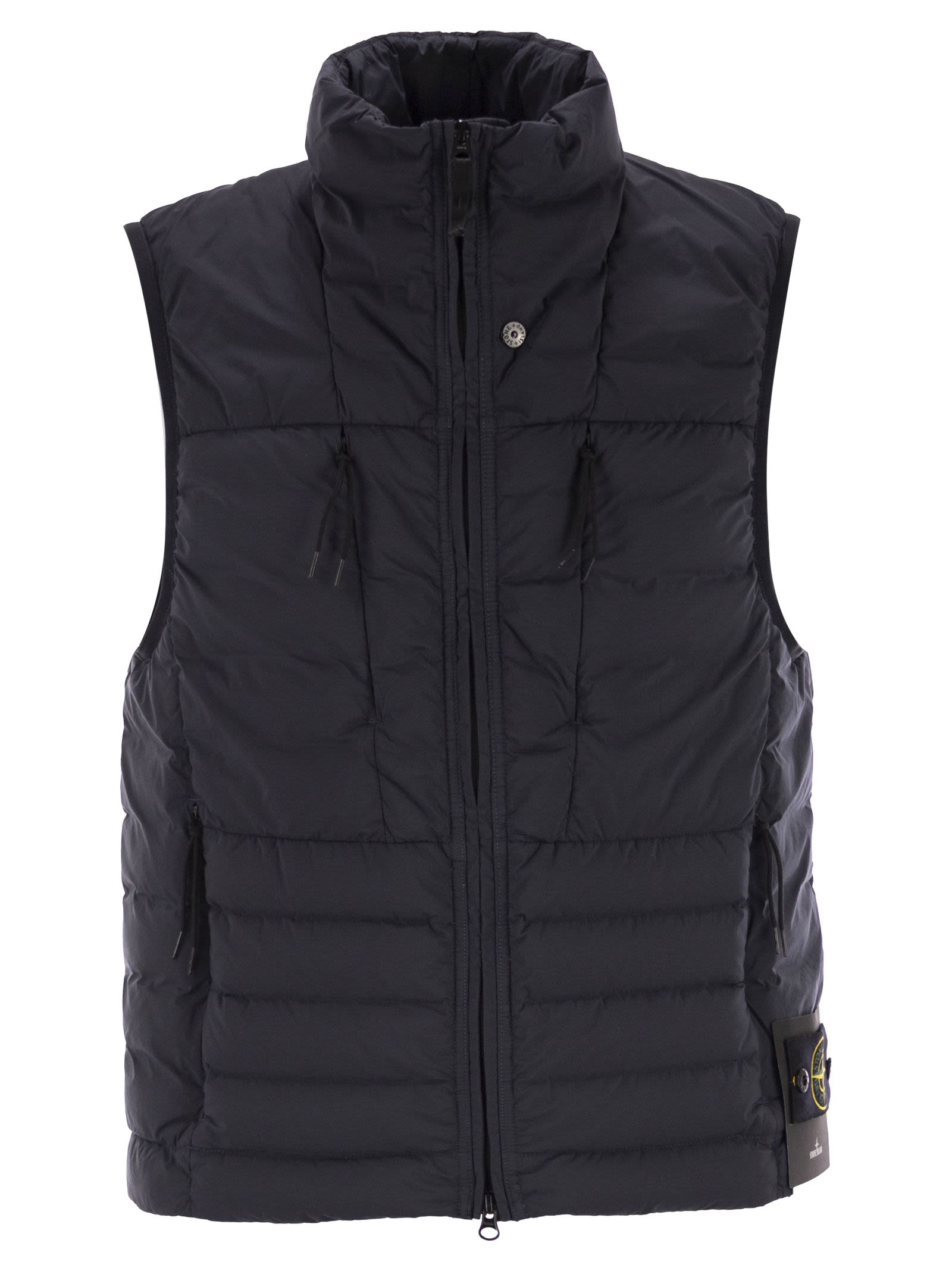 Stone Stone Island ダウン ベスト シームレス チャンネルと防滴機能付き - Image 1