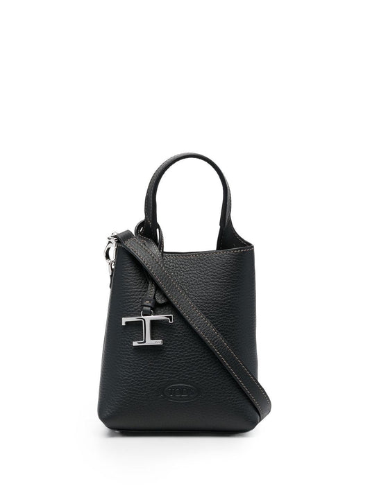 Tods トッド 'S 革のマイクロバケットバッグ - Image 1