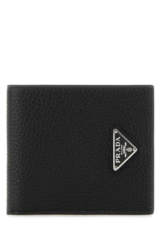 Prada プラダ ブラック レザー ウォレット - Image 1
