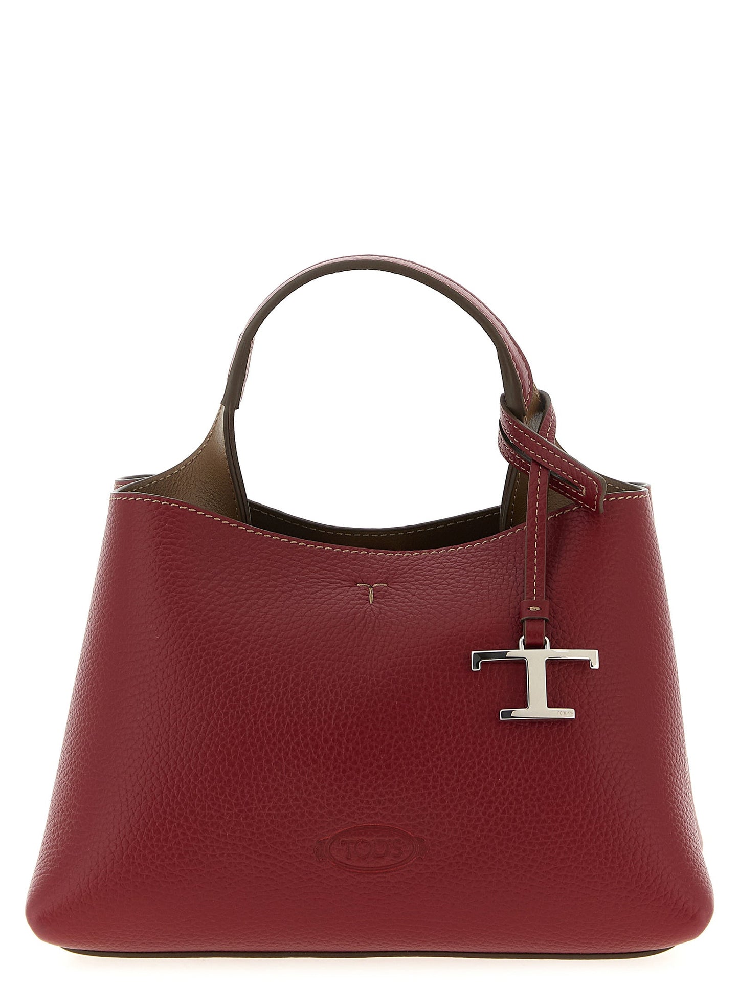 Tods トッド 'S マイクロレザーハンドバッグ - Image 1