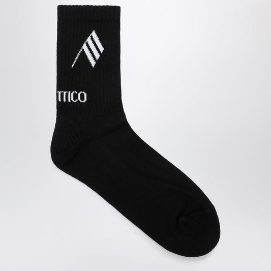 The ロゴ付きのAttico Black/White Socks - Image 1