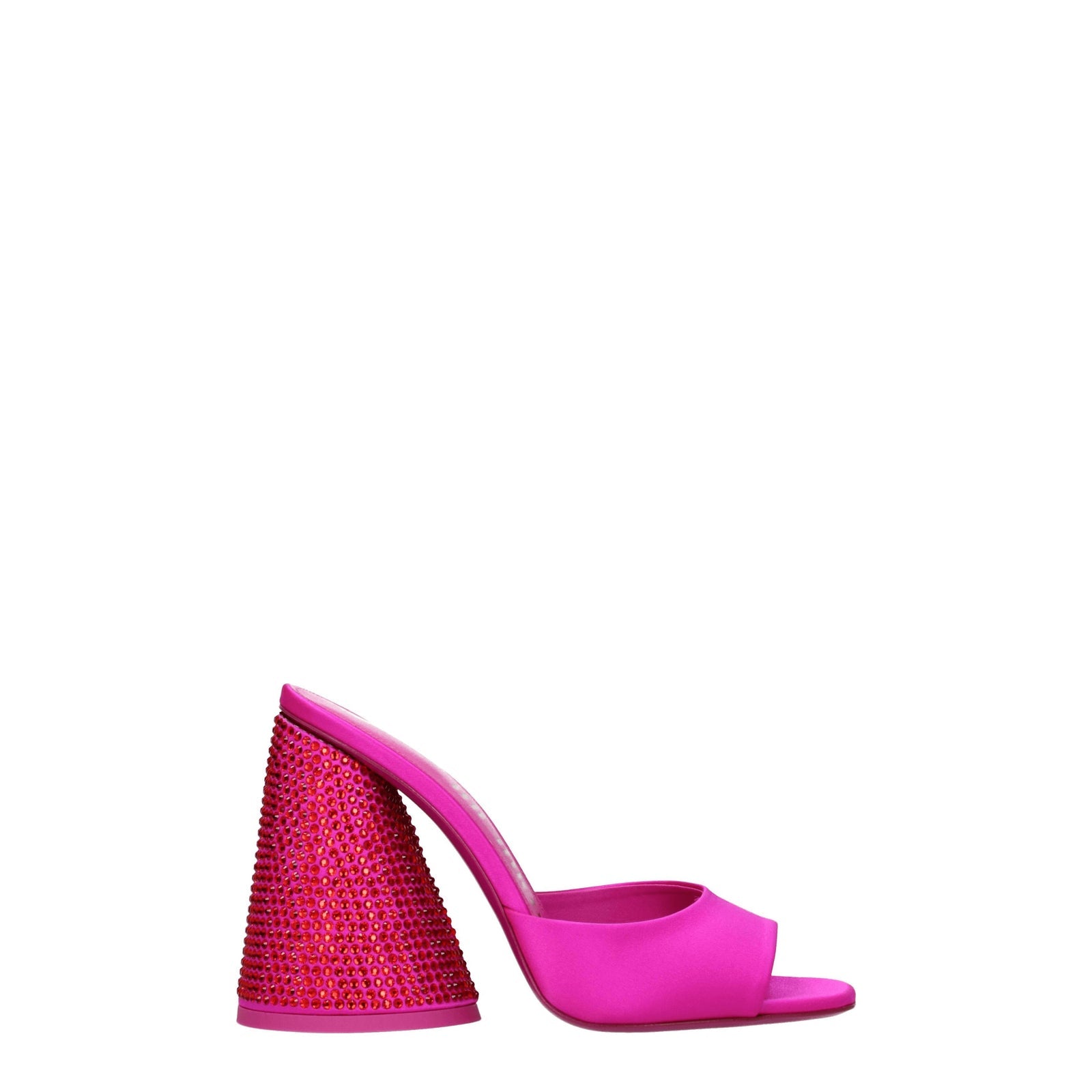 The ペントハウスサンダルluz Womens Satin Fuxia/Red - Image 1