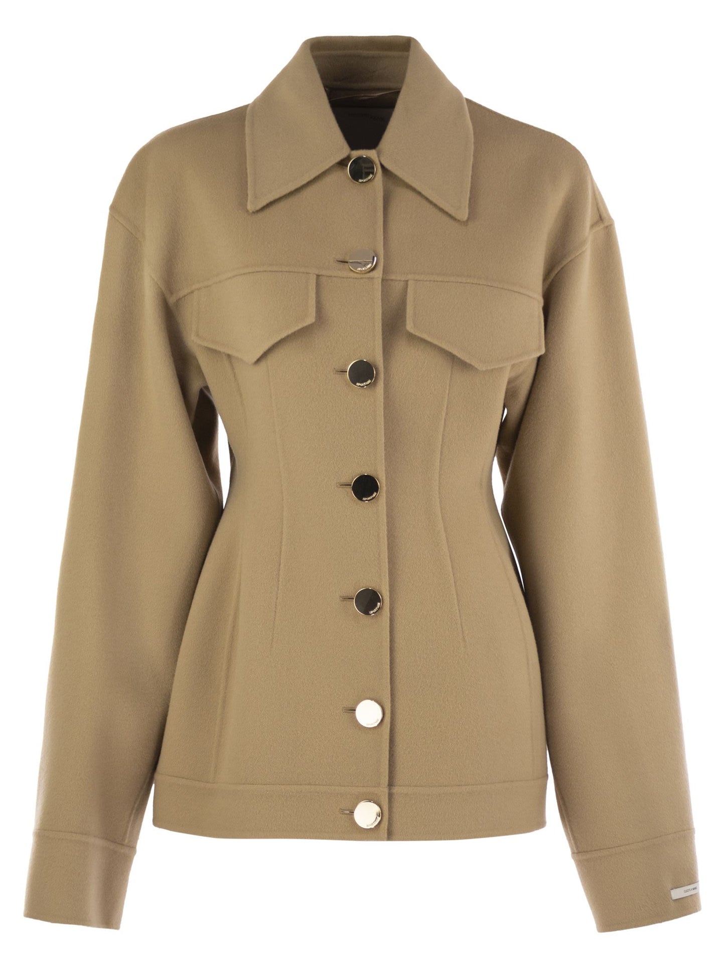 Sportmax SportMax EGEOタイトフィッティングウールカバン - Image 1