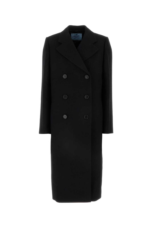 Prada プラダブラックウールコート - Image 1