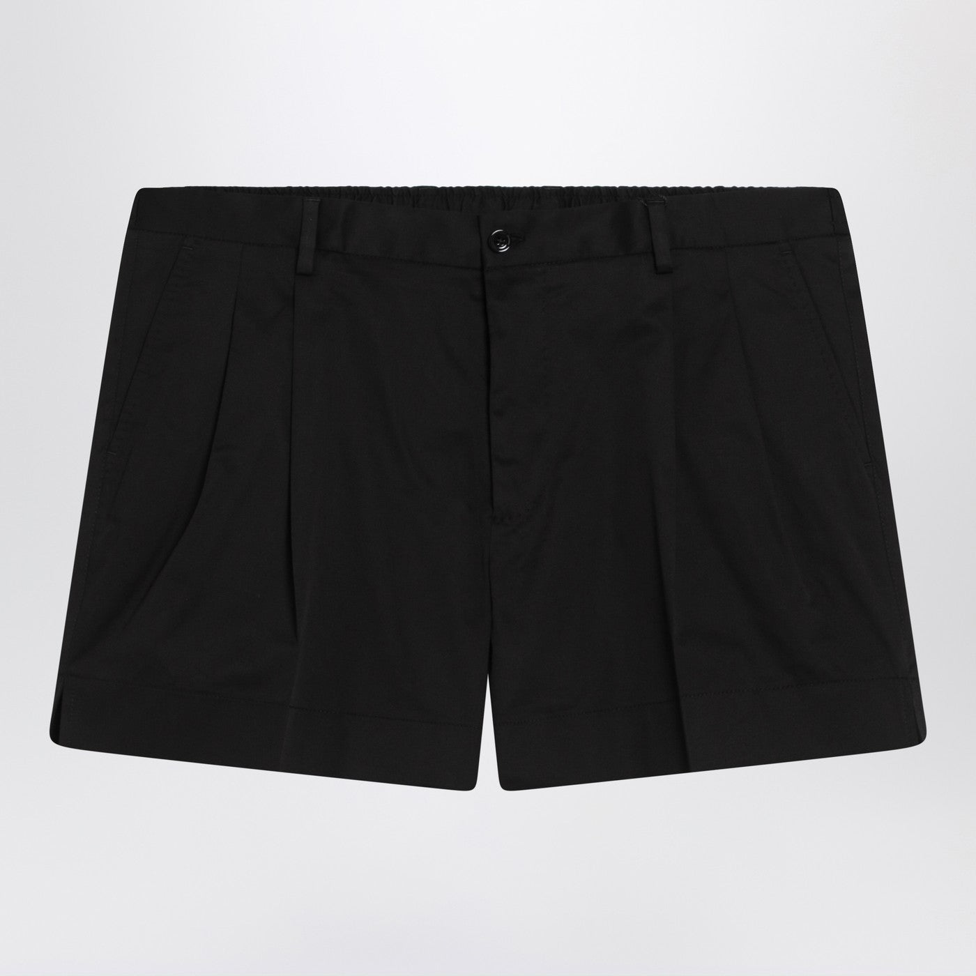 Dolce ドルチェ＆ガッバーナブラックコットンショーツ - Image 1