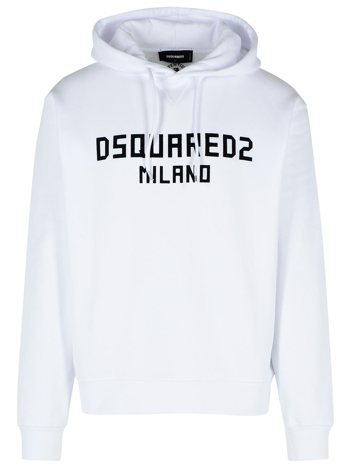 Dsquared2 Dsquared2ホワイトコットンスウェットシャツ - Image 1