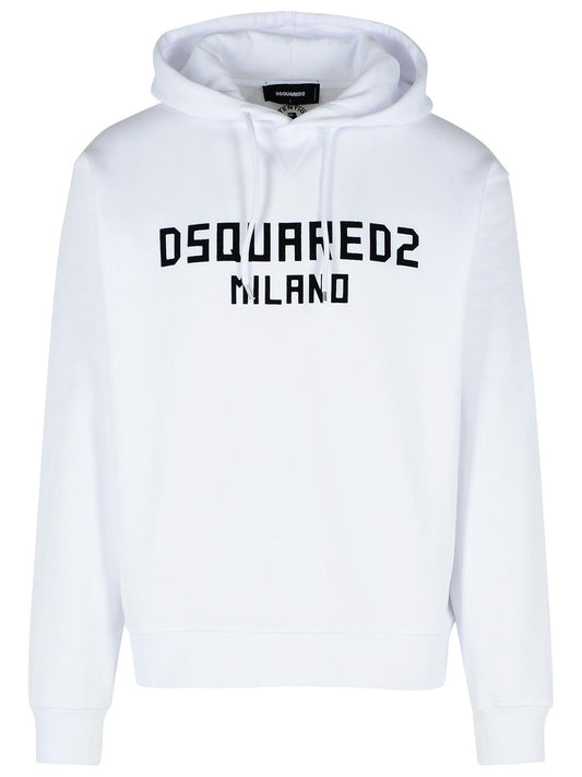 Dsquared2 Dsquared2ホワイトコットンスウェットシャツ - Image 1