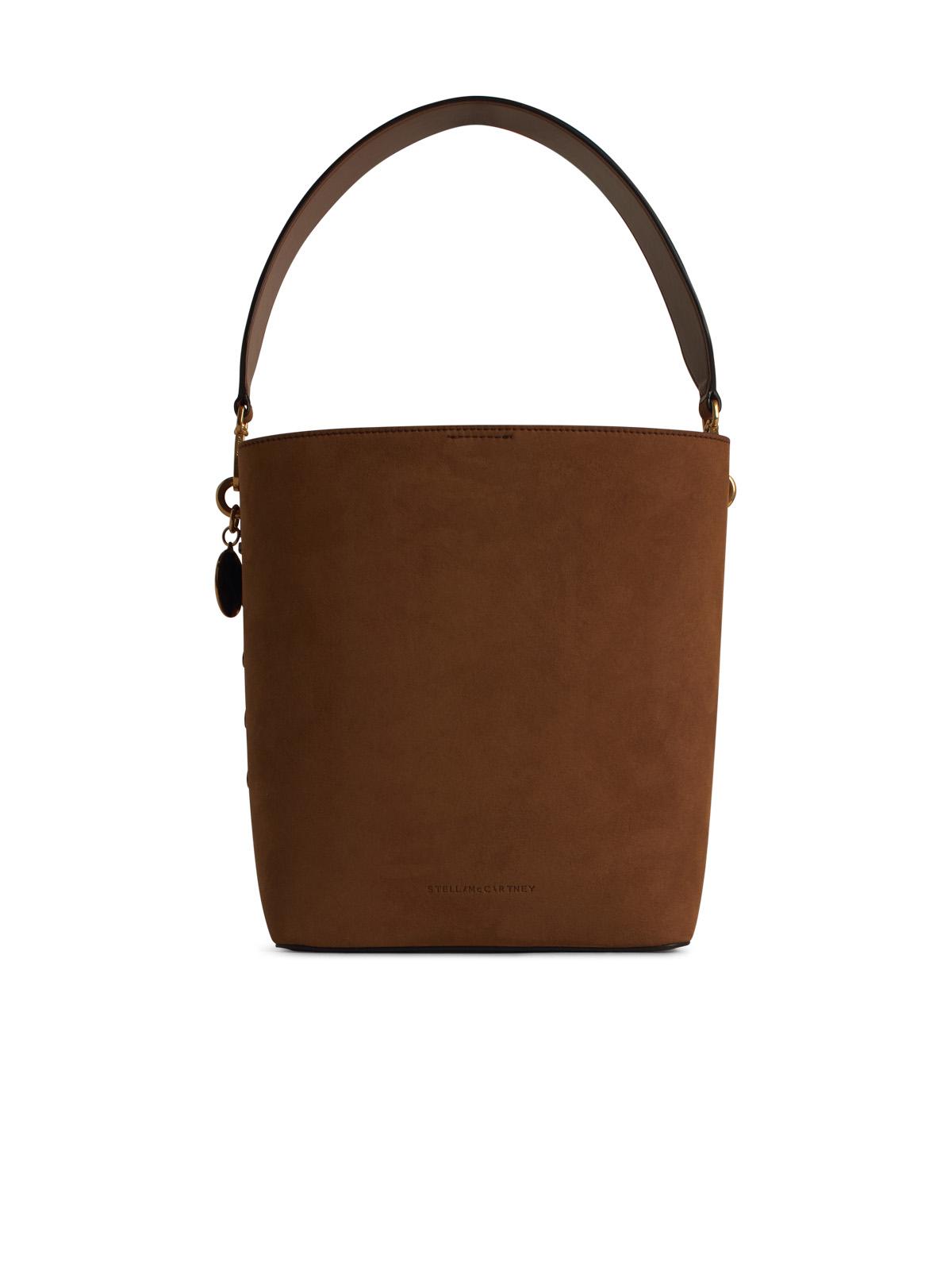 Stella Stella Mc Cartney 'Soft' Brown Suede Crossbody Bag - Image 1