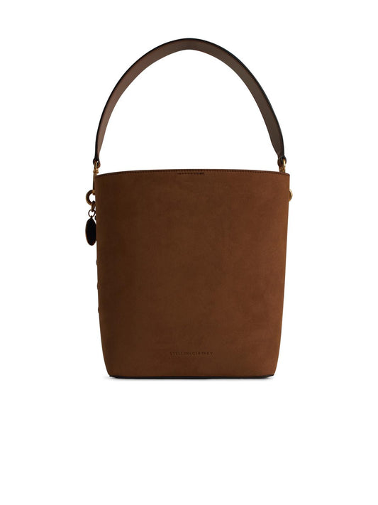Stella Stella Mc Cartney 'Soft' Brown Suede Crossbody Bag - Image 1