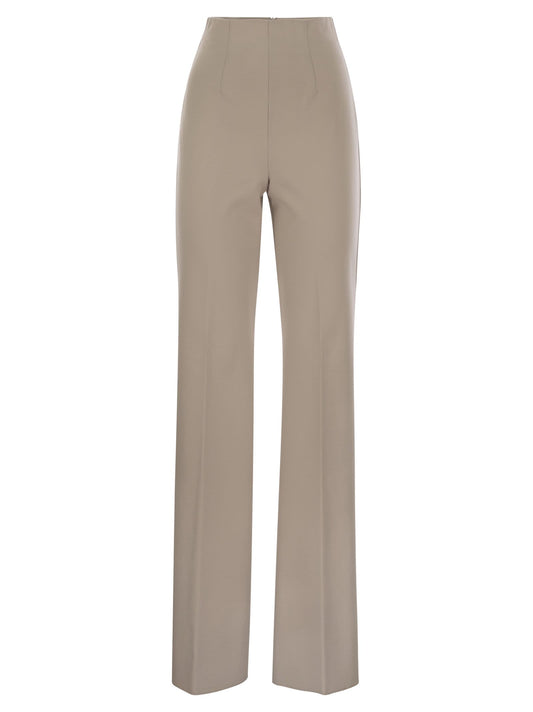 Sportmax スキューバジャージーのSportMax Oleaハイウエストズボン - Image 1