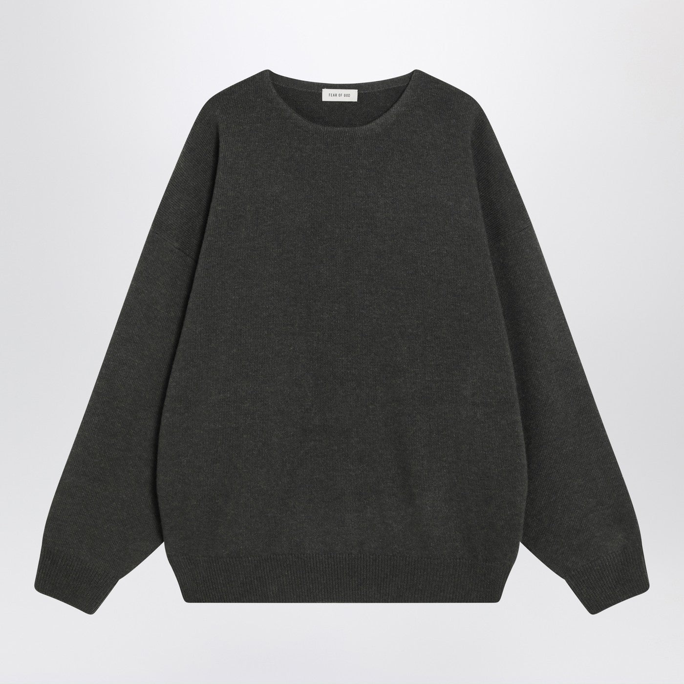 Fear Fear Of God フェードブラック ウール クルーネック セーター - Image 1