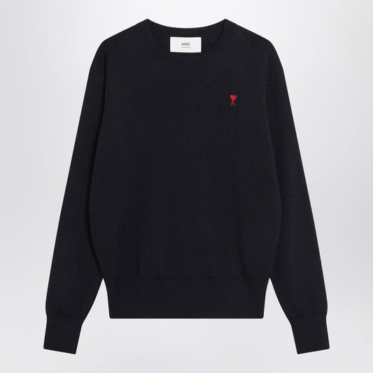 Ami Ami Paris Navy Blue Ami De Coeurセーター - Image 1