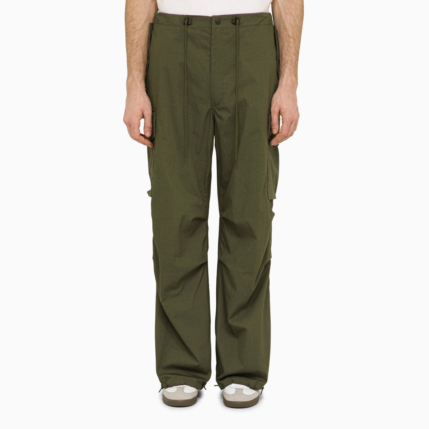 Needles 針オリーブグリーンはズボンをファイリングしました - Image 1