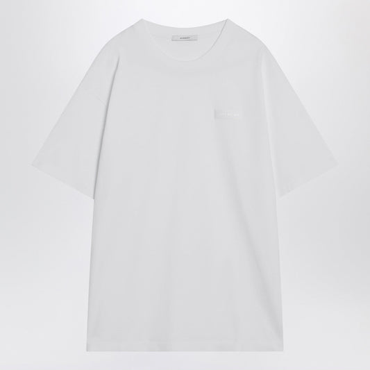 Givenchy Givenchy White Cotton T Shirt With Logo Patch - Image 1