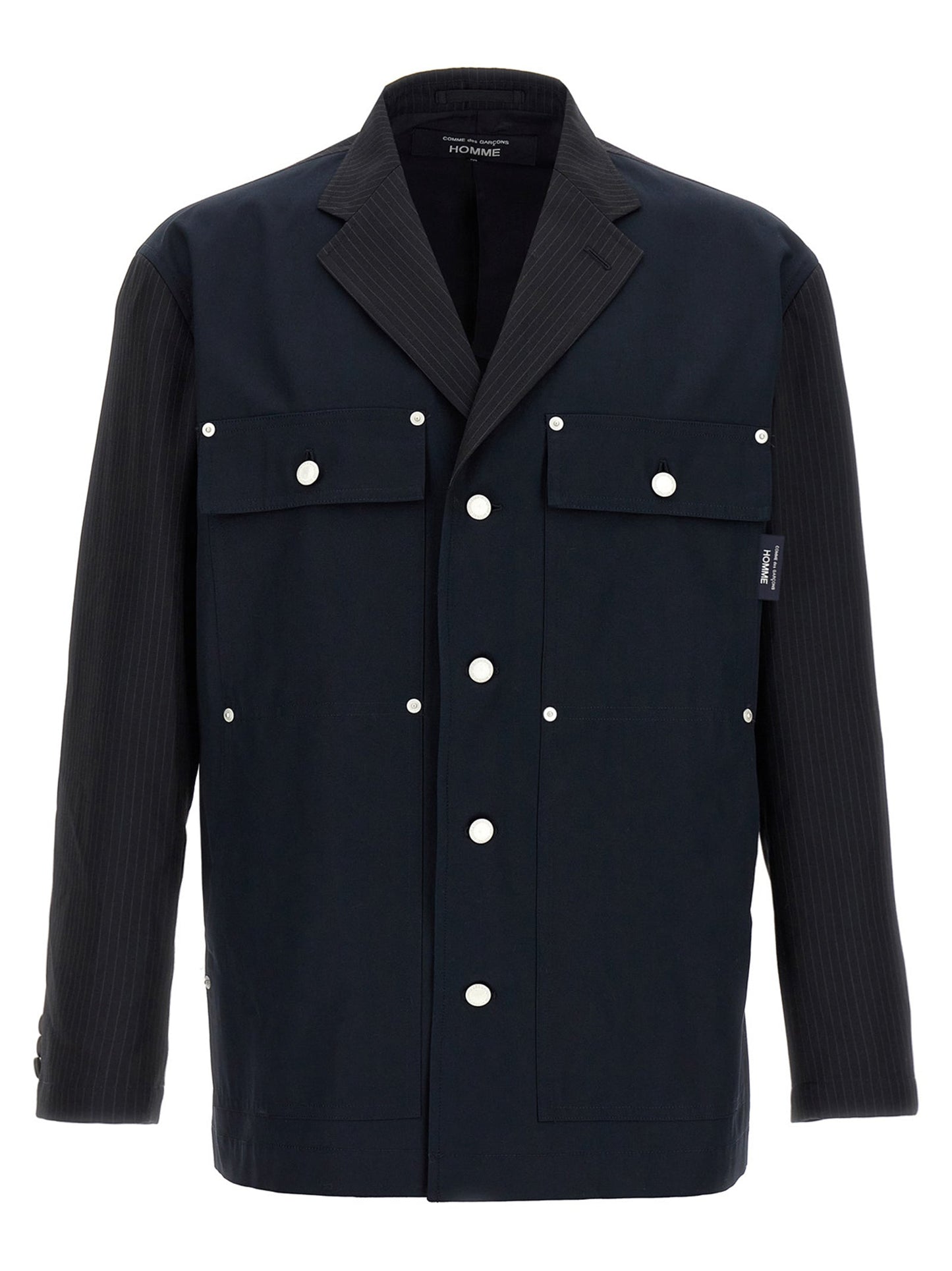 Comme Comme Desgarҫonshomme Pinstripe Blazer - Image 1