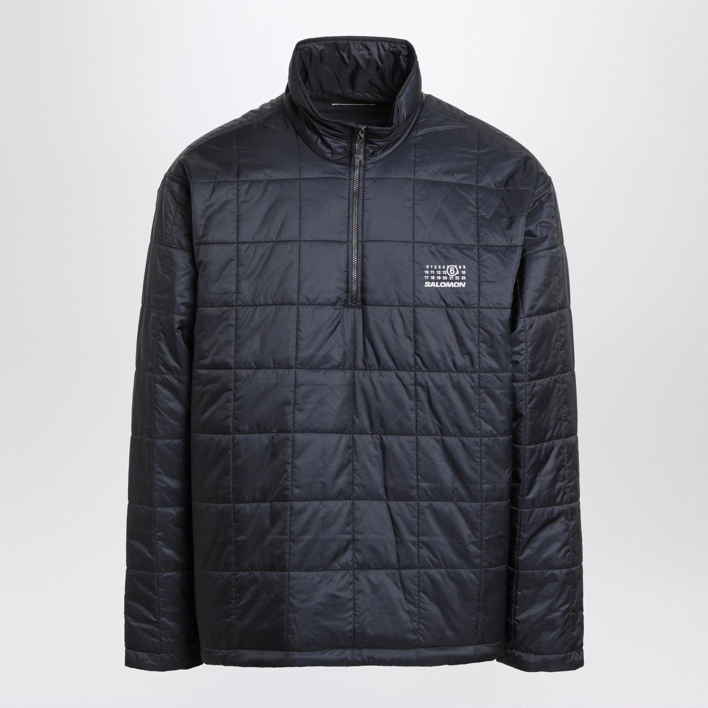 Salomon Mm6 X Salomon リバーシブル ブラック ナイロン ジャケット - Image 1