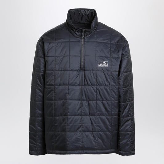 Salomon Mm6 X Salomon リバーシブル ブラック ナイロン ジャケット - Image 1