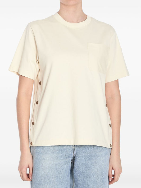 Moncler モンクラーロゴコットンTシャツ - Image 1