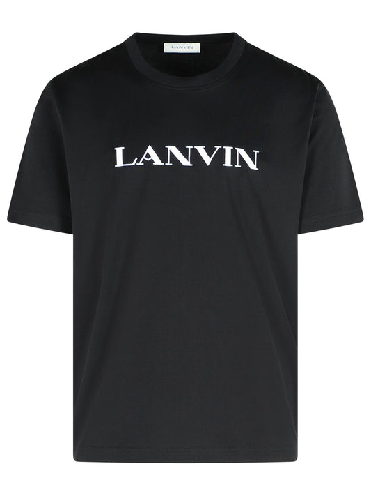 Lanvin ランバンブラックコットンTシャツ - Image 1