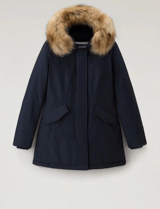Woolrich ウールリッチパーカアークティックレディースコットンブルー/ネイビーダーク - Image 1