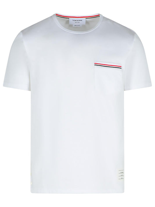 Thom Thom Browne 'Rwb' White Cotton T Shirt - Image 1