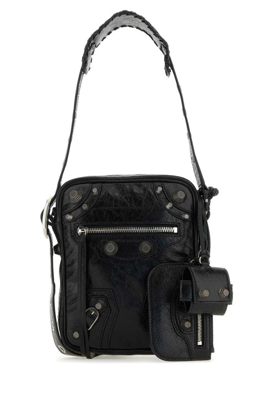 Balenciaga Balenciaga Black Leather Le Cagole Men Crossbody Bag - Image 1