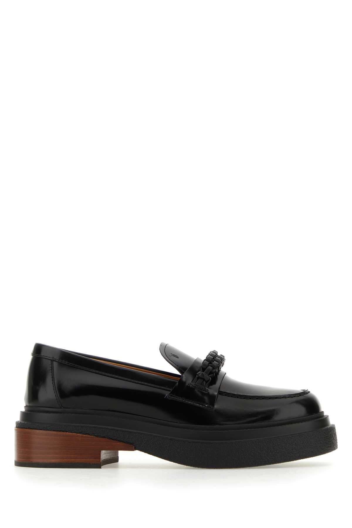 Tods トッド 'S ブラックレザーローファー - Image 1