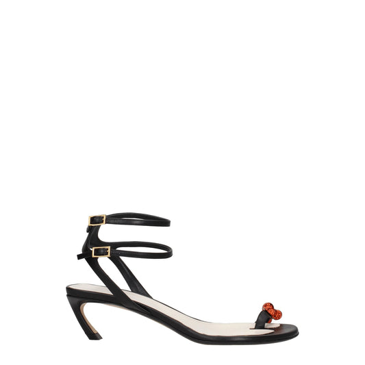 Lanvin Lanvin Sandals Women Leather Black - Image 1