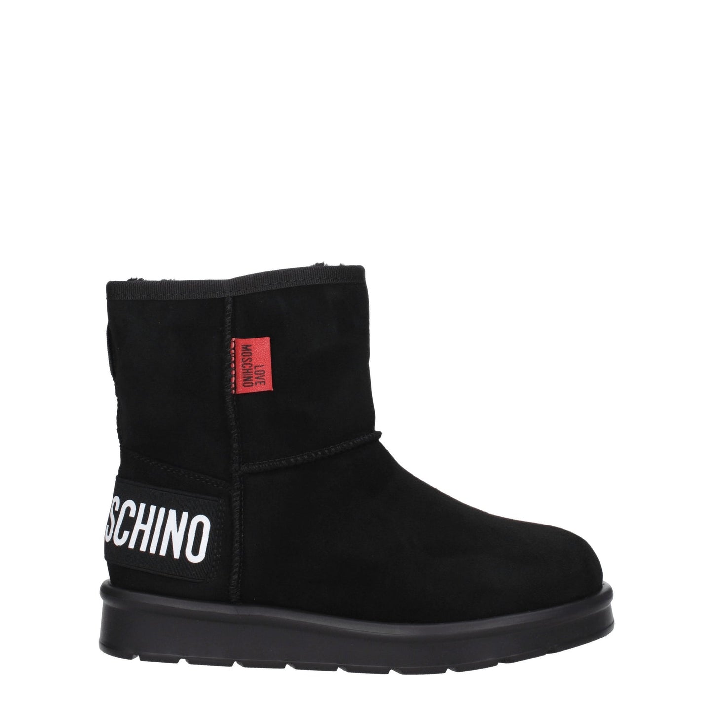 Moschino モスキーノブーツの女性がブラックスエードを愛する - Image 1