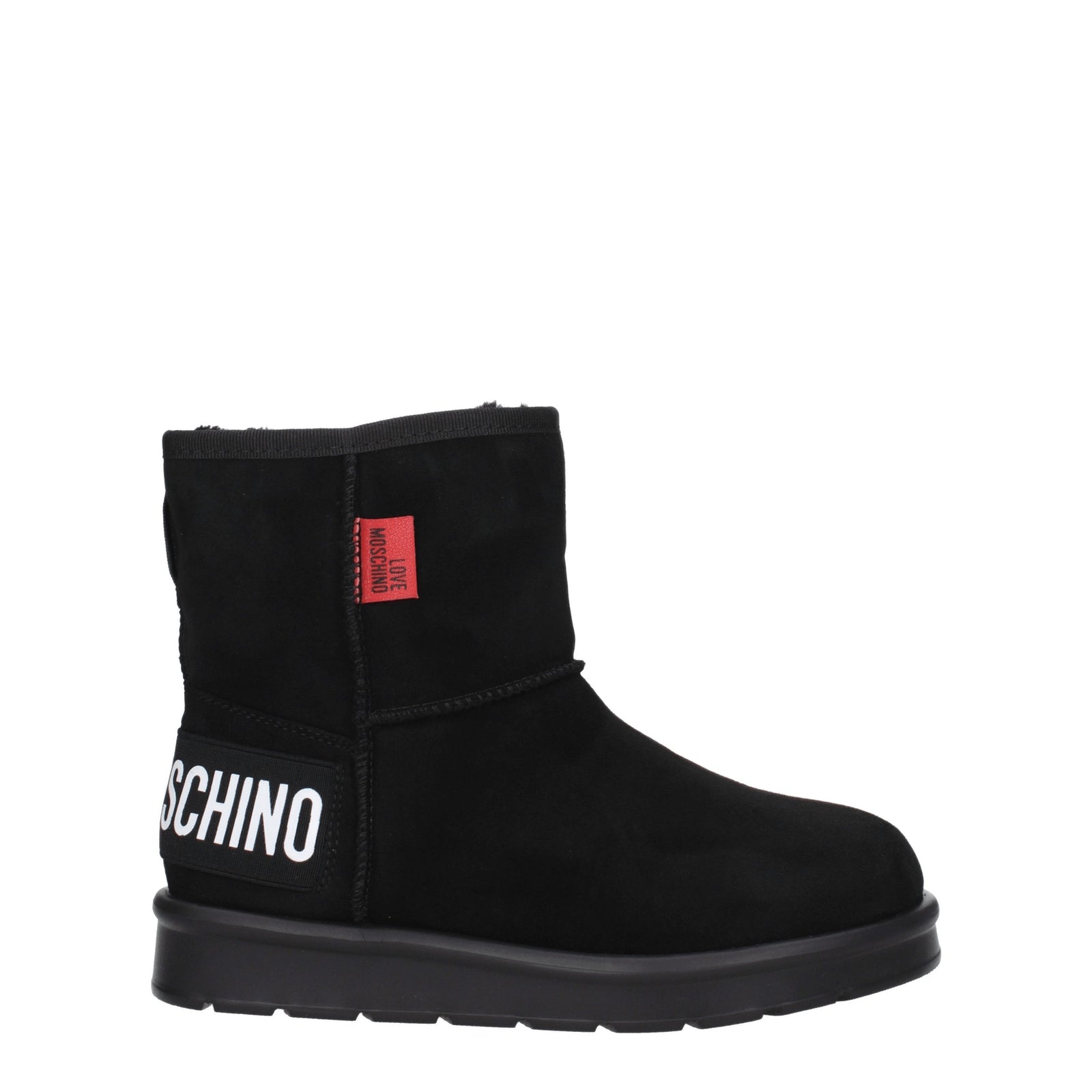 Moschino モスキーノブーツの女性がブラックスエードを愛する - Image 1