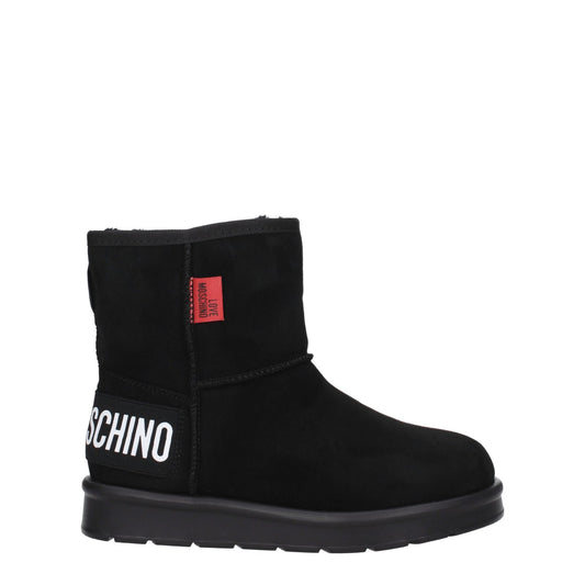 Moschino モスキーノブーツの女性がブラックスエードを愛する - Image 1