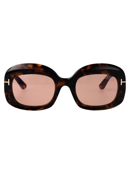 Tom Tom Ford Squared Sunglasses FT1219 52 Y - Image 1