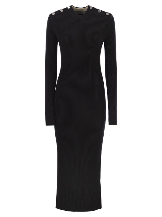 Sportmax SportMax Garibo Pure Wool Knitドレス - Image 1