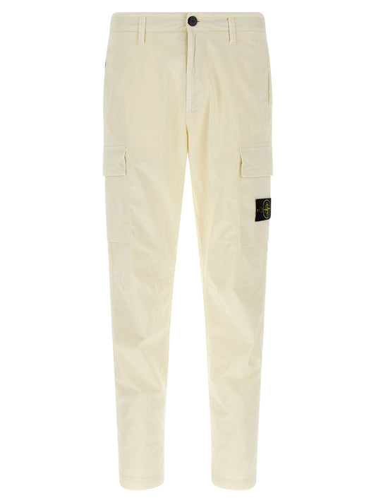 Stone Stone Island Logo Badge Cargo Pants - Image 1