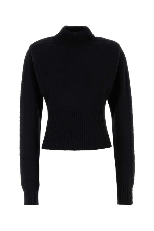 Sportmax SportMaxブラックウールホリデーセーター - Image 1
