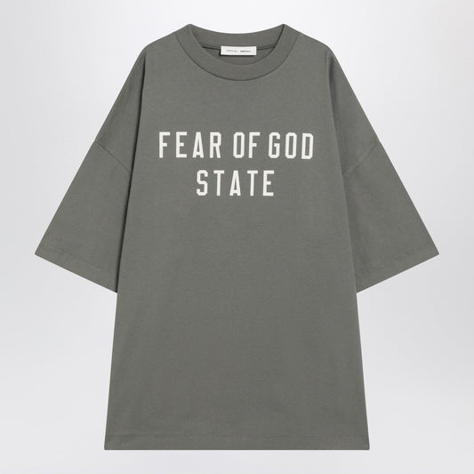 Fear フィア オブ ゴッド エッセンシャル モス カラー 90'S コットンTシャツ - Image 1