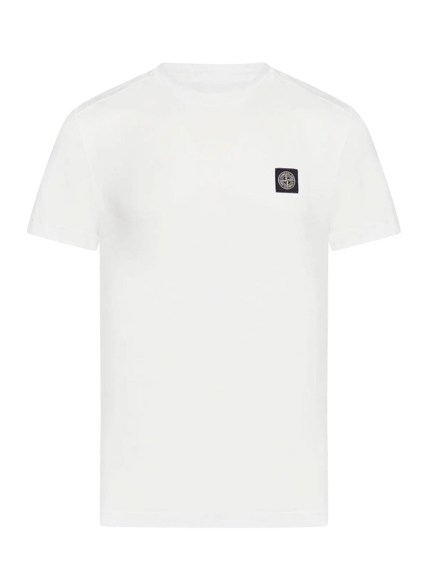 Stone Stone Island T Shirts And Polos White - Image 1