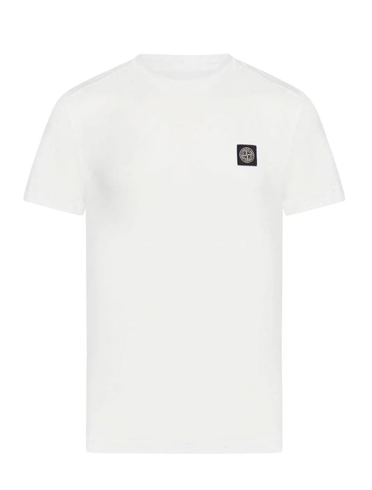Stone Stone Island T Shirts And Polos White - Image 1